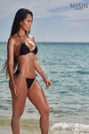 Crystal Ruched Brazilian Bikini - SMOKKE SHOW